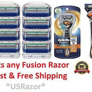 9 Gillette FUSION Razor Blades Refills Cartridges Proglide FLEXBALL Shaver 8 4