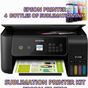 Epson ET-2720 With Sublimation Ink, Sublimation Printer Bundle Et2720