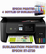 Epson ET-2720 With Sublimation Ink, Sublimation Printer Bundle Et2720