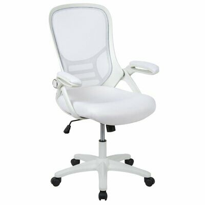Flash Furniture High-Back Ergonomic Mesh Office Swivel Chair in White