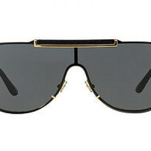 Versace Men’s VE2140-100287-40 Gold Aviator Sunglasses VE 2140 1002/87 MEN